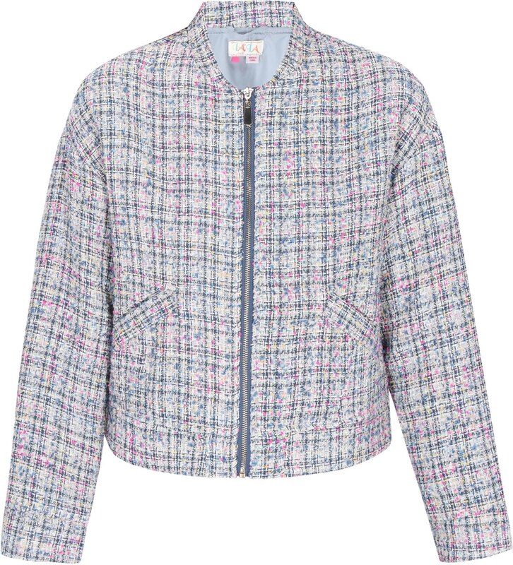 IZIA Starpsezonu jaka zils / pelēks / rozā