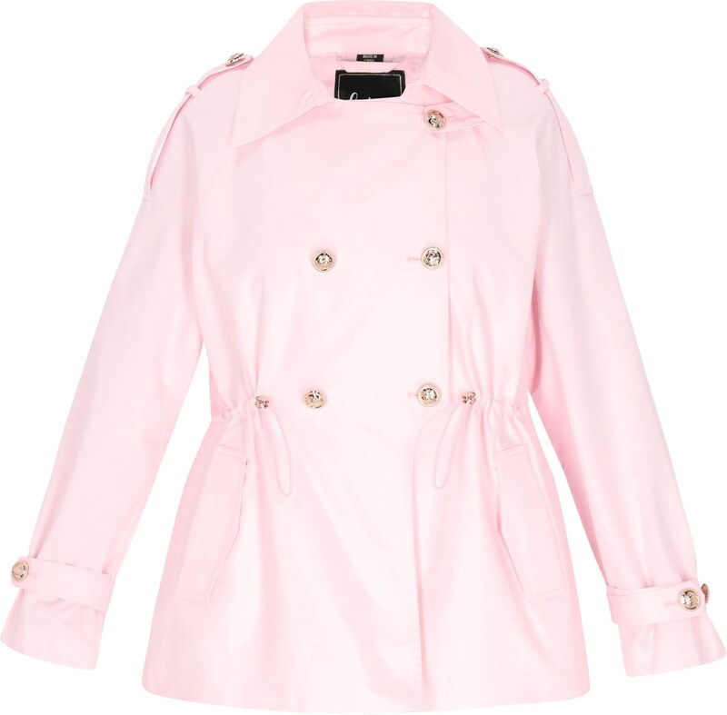 faina Starpsezonu mētelis rožains