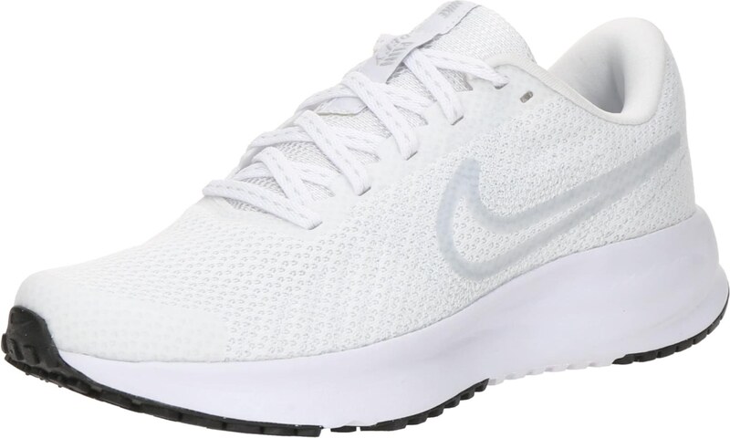 NIKE Skriešanas apavi 'Run Defy' gaiši pelēks / balts