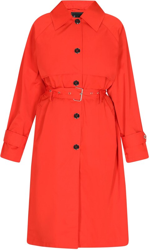 faina Starpsezonu mētelis sarkans