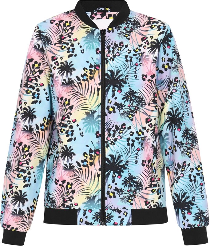 MYMO Starpsezonu jaka debeszils / gaiši dzeltens / rožkrāsas / melns