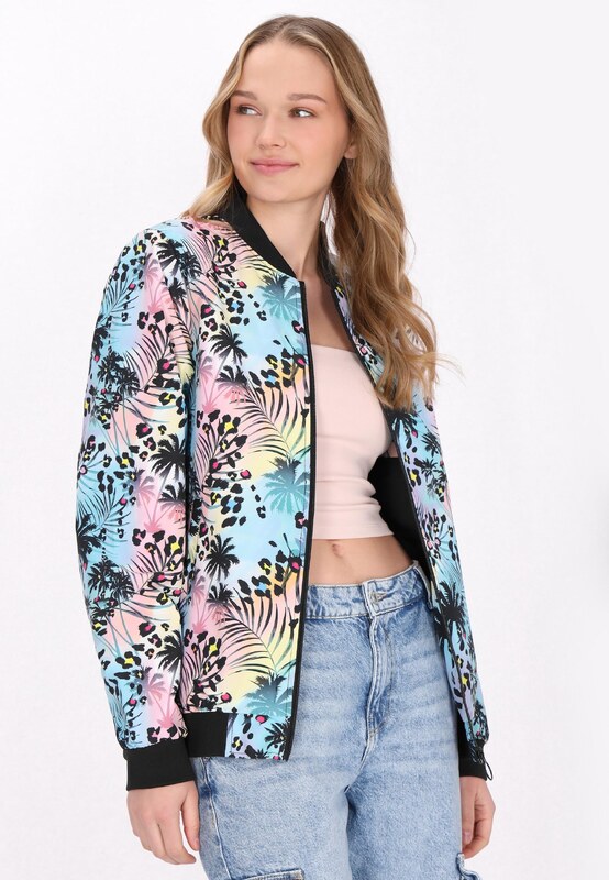 MYMO Starpsezonu jaka debeszils / gaiši dzeltens / rožkrāsas / melns