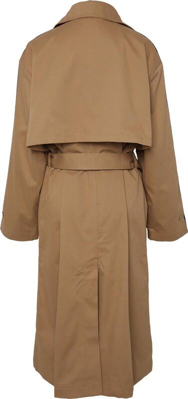 ADIDAS ORIGINALS Starpsezonu mētelis gaiši brūns / melns