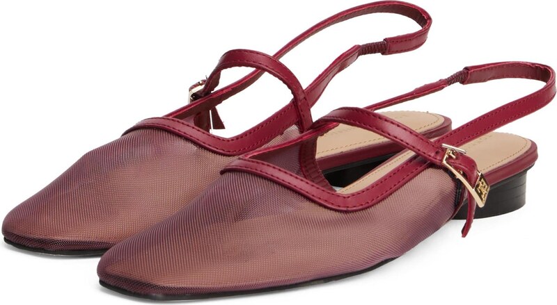 TOMMY HILFIGER Balerīnas ar siksniņu sarkans