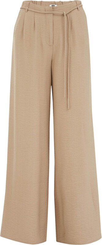 WE Fashion Klasiskas bikses gaiši brūns