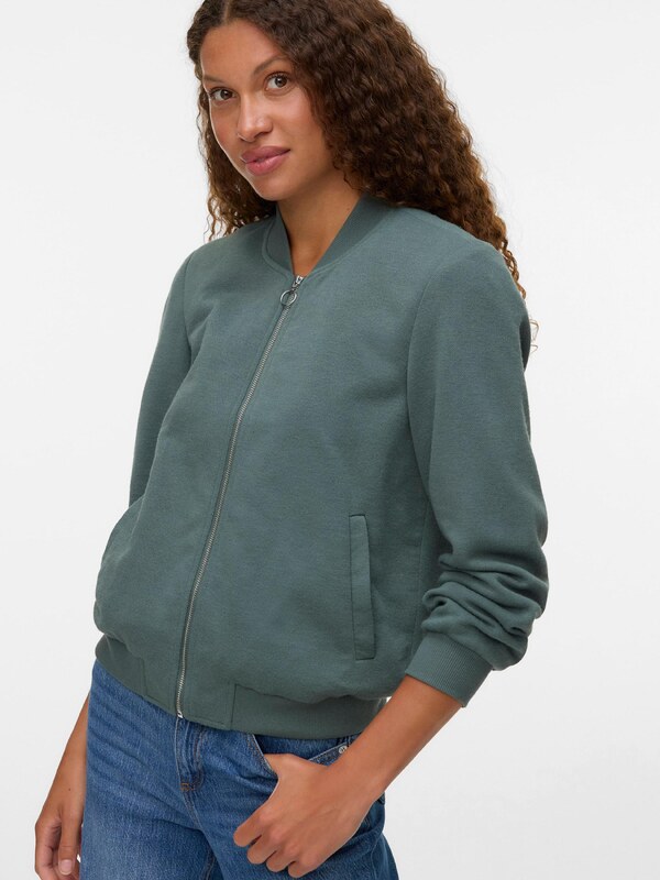 VERO MODA Starpsezonu jaka 'VMKIMIKO' tumši zaļa