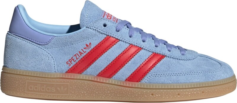 ADIDAS ORIGINALS Zemie brīvā laika apavi 'Handball Spezial' baložzils / sarkans