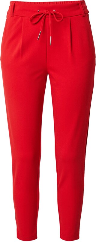 ONLY Klasiskas bikses 'Poptrash' sarkans