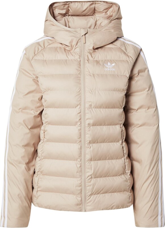 ADIDAS ORIGINALS Starpsezonu jaka krēmkrāsas / balts