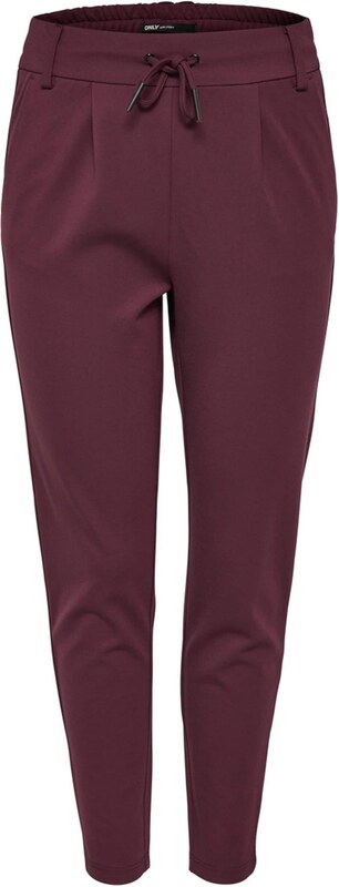 ONLY Klasiskas bikses 'Poptrash' vīnsarkans