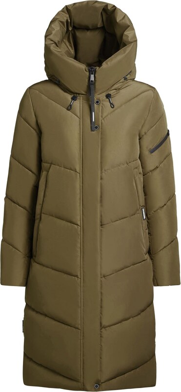 khujo Ziemas mētelis 'Jange' olīvzaļš