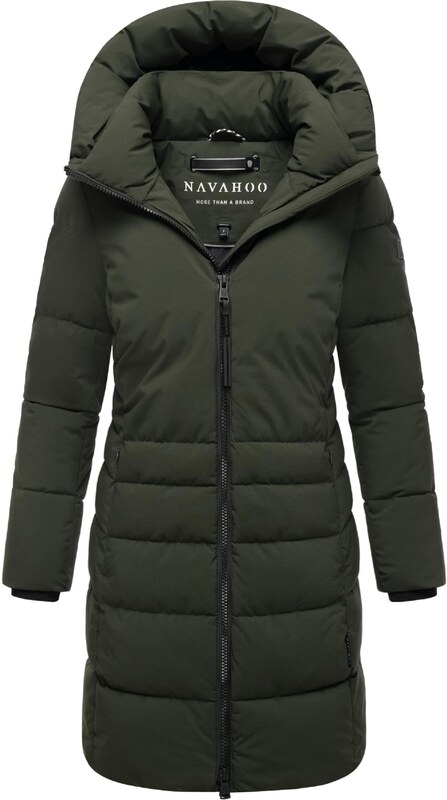 NAVAHOO Ziemas mētelis 'Mondnebel XIV' tumši zaļa