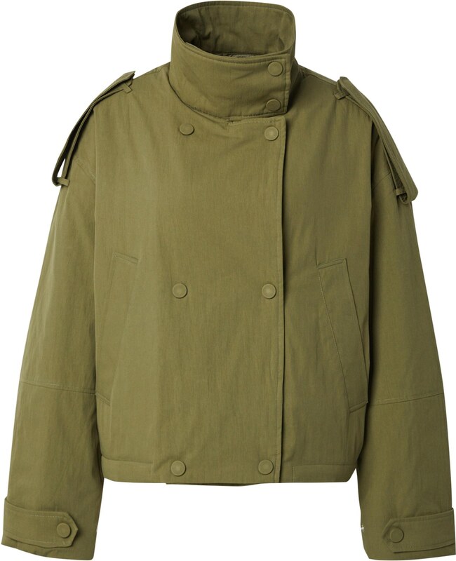 EDITED Starpsezonu jaka 'Agatha' zaļš / haki