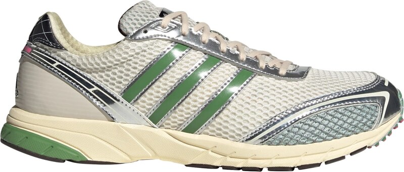 ADIDAS ORIGINALS Zemie brīvā laika apavi 'Adizero Adios OG' zaļš / sudrabs / gandrīz balts