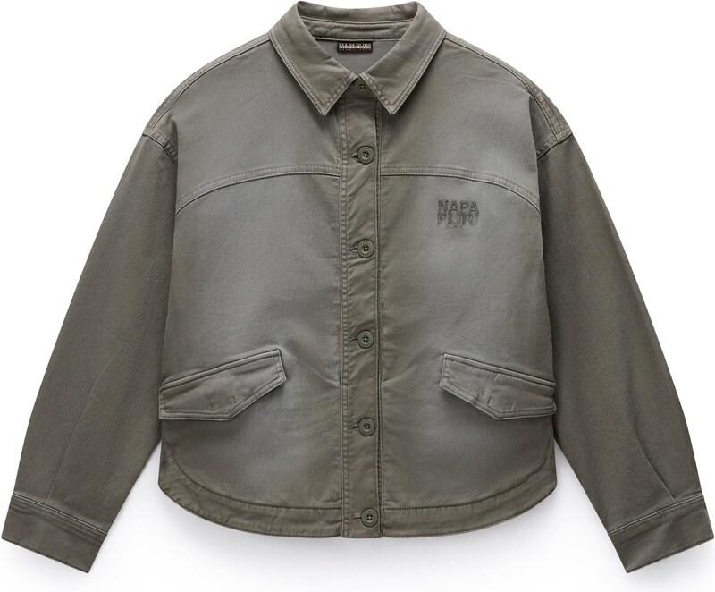 NAPAPIJRI Starpsezonu jaka 'RENDENA' olīvzaļš