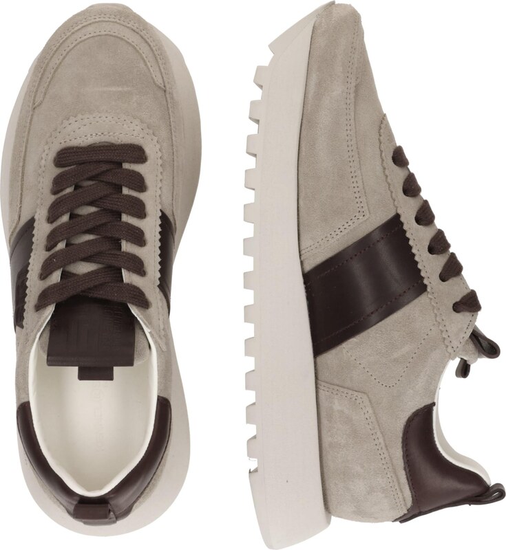 Kennel & Schmenger Zemie brīvā laika apavi 'TONIC' tumši bēšs / vīnsarkans