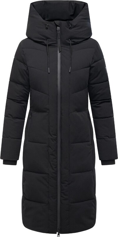 NAVAHOO Ziemas mētelis 'Schokokuss XIV' melns