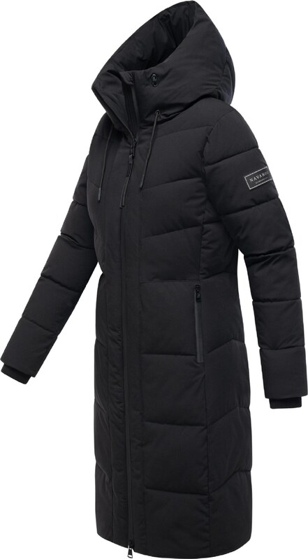 NAVAHOO Ziemas mētelis 'Schokokuss XIV' melns