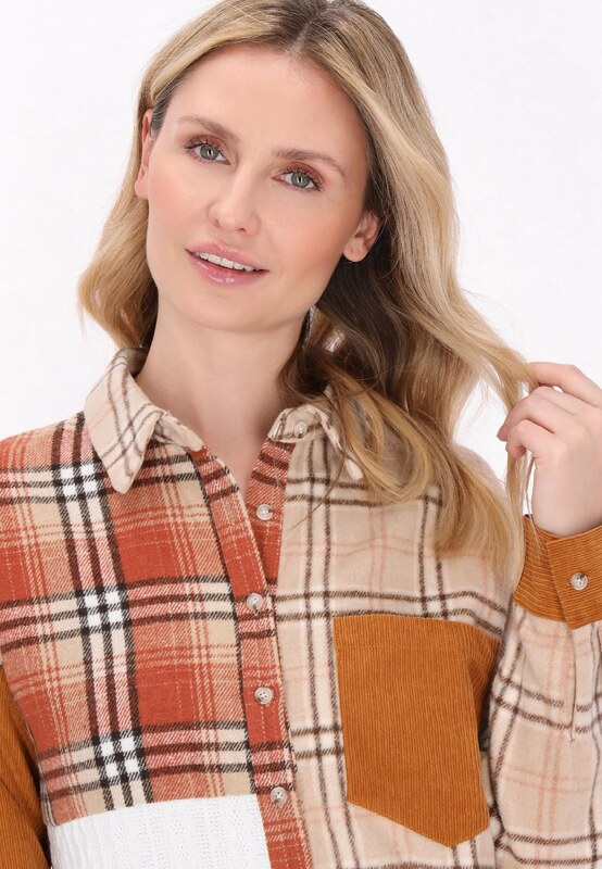 usha BLUE LABEL Starpsezonu jaka bēšs / brūns / oranžs / balts