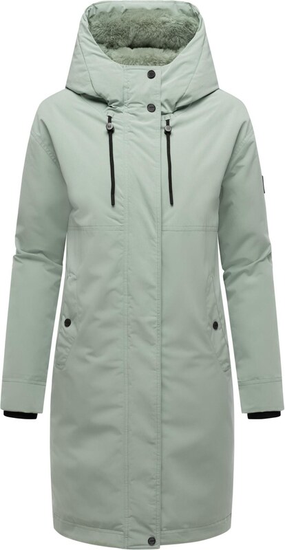 NAVAHOO Ziemas mētelis 'Hageltanz 14' pasteļzaļš