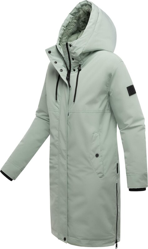 NAVAHOO Ziemas mētelis 'Hageltanz 14' pasteļzaļš