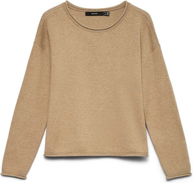 VERO MODA Džemperis 'VMSABA' tumši bēšs