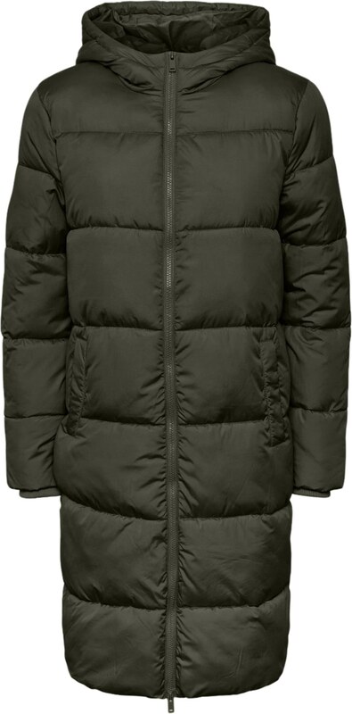 PIECES Ziemas mētelis 'PCBee' tumši zaļa