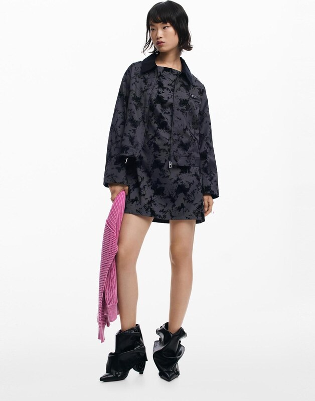 Desigual Starpsezonu jaka melns