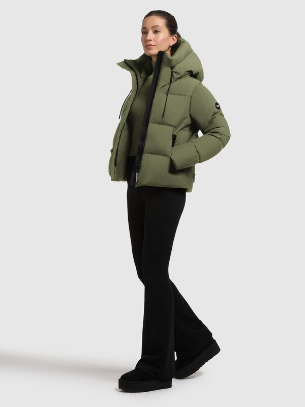 khujo Ziemas jaka 'Enits Matt' olīvzaļš