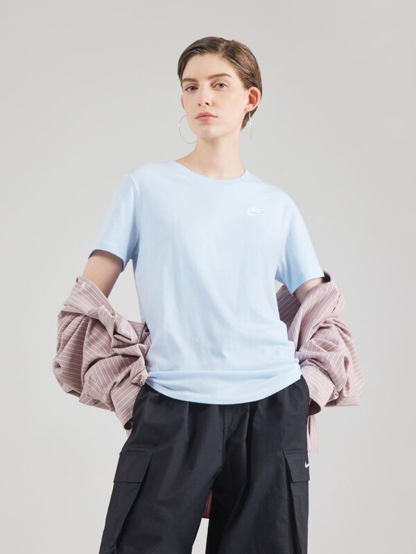 Nike Sportswear T-Krekls 'Club Essential' debeszils