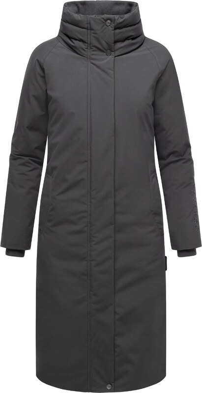 NAVAHOO Ziemas mētelis 'Traumblüte 14' antracīta