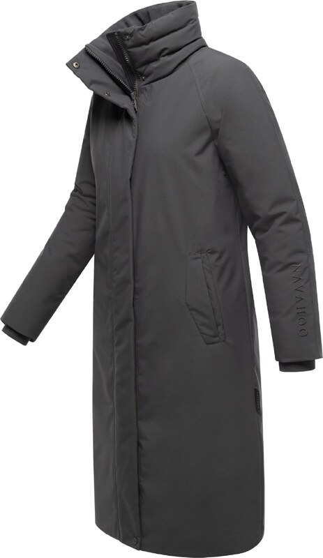 NAVAHOO Ziemas mētelis 'Traumblüte 14' antracīta