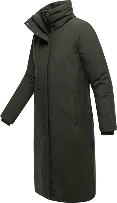 NAVAHOO Ziemas mētelis 'Traumblüte 14' tumši zaļš