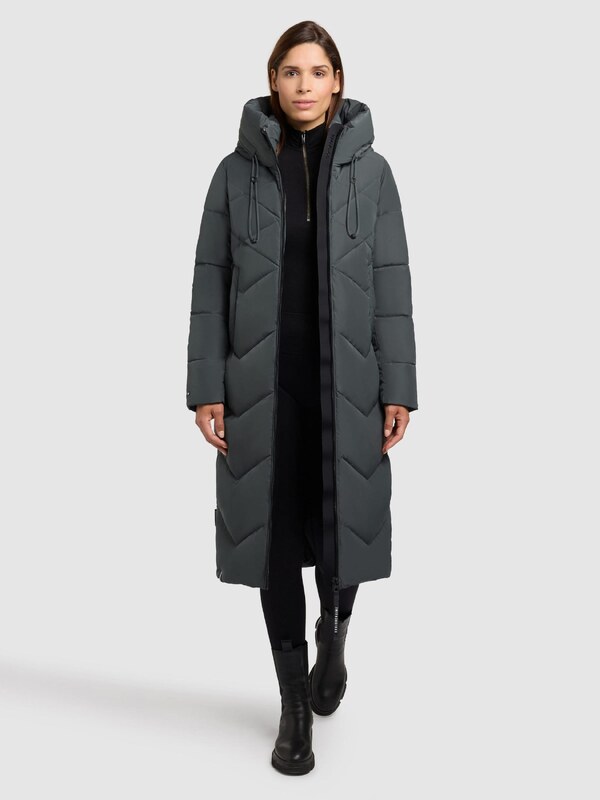 khujo Starpsezonu mētelis 'Linari' tumši zaļš