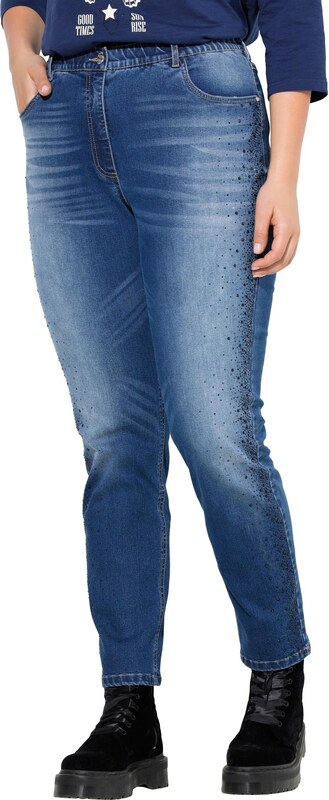 Ulla Popken Džinsi 'Mia' tumši zils