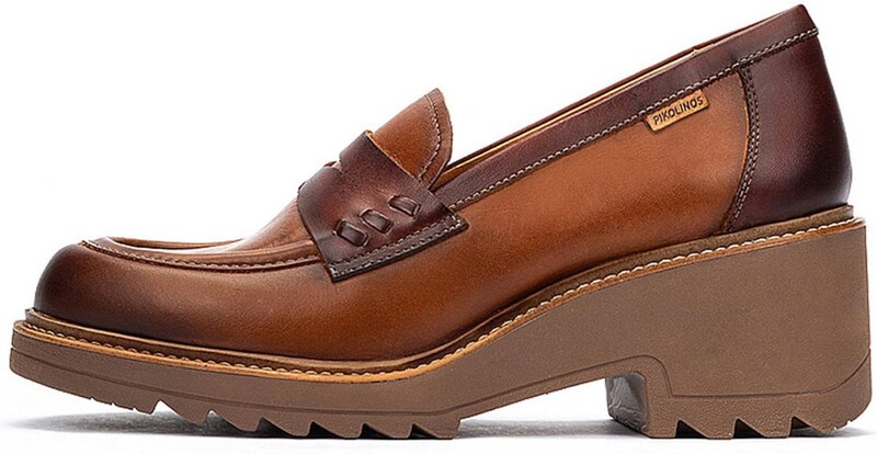 PIKOLINOS Mokasīni 'Alcaraz' brūns / tumši brūns