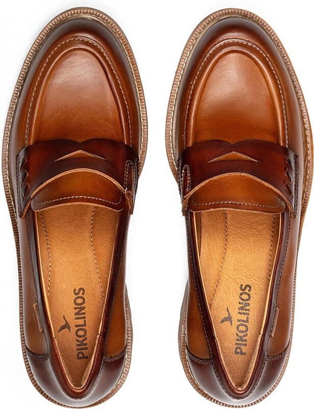 PIKOLINOS Mokasīni 'Alcaraz' brūns / tumši brūns