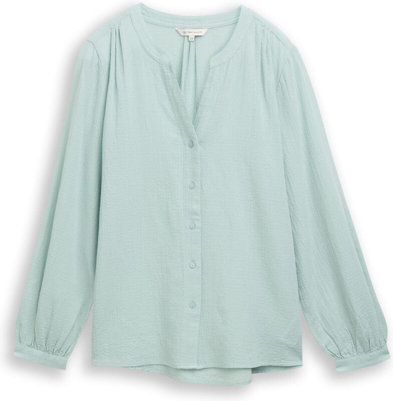 TOM TAILOR Blūze pasteļzaļš