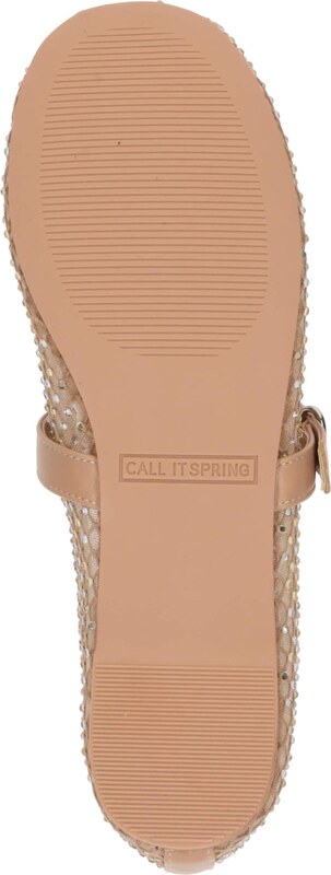 CALL IT SPRING Balerīnas ar siksniņu 'ELYIAA' smilškrāsas
