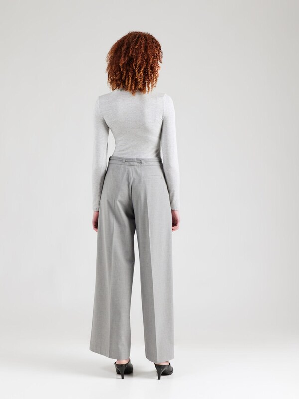 HUGO Klasiskas bikses 'Haminde' pelēks