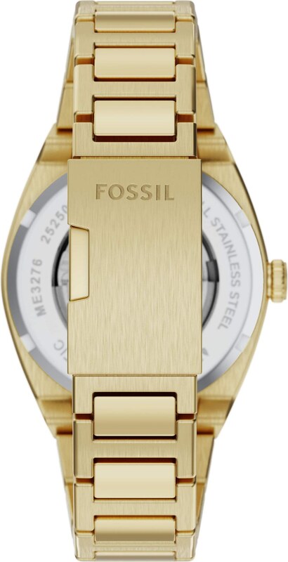 FOSSIL Analogais pulkstenis 'EVERETT' zelts / tumši zaļš / balts