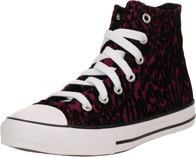 CONVERSE Brīvā laika apavi 'Chuck Taylor All Star' bordo / melns
