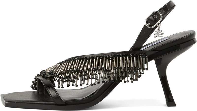 Karl Lagerfeld Siksniņsandales 'Karmel Fringe' melns