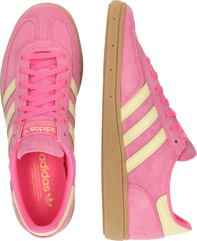 ADIDAS ORIGINALS Zemie brīvā laika apavi 'HANDBALL SPEZIAL' dzeltens / rozā