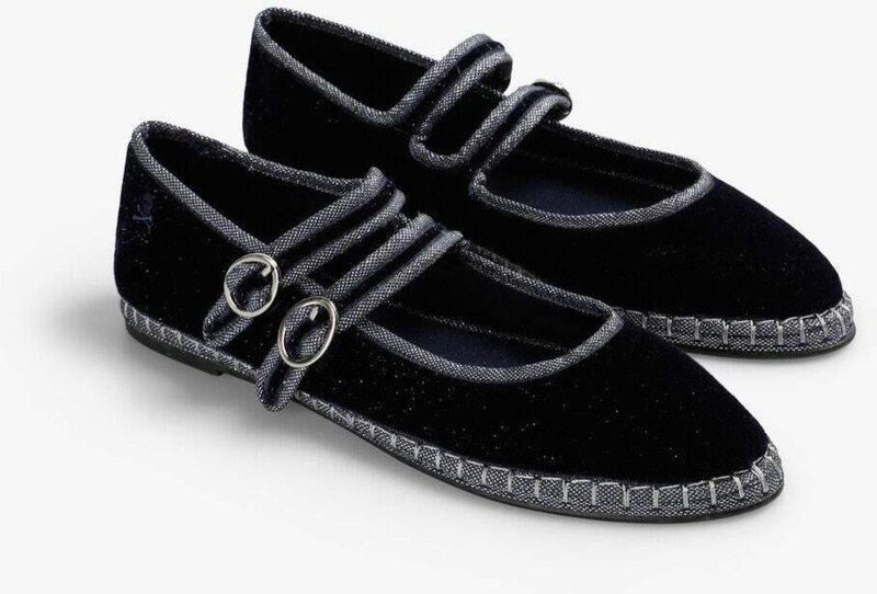 Scalpers Balerīnas ar siksniņu tumši zils