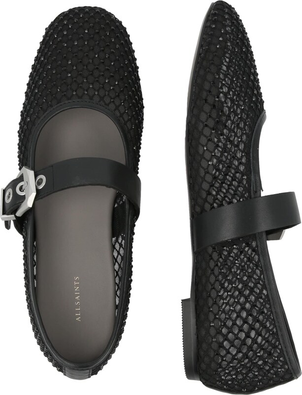 AllSaints Balerīnas ar siksniņu 'HOLLY' melns