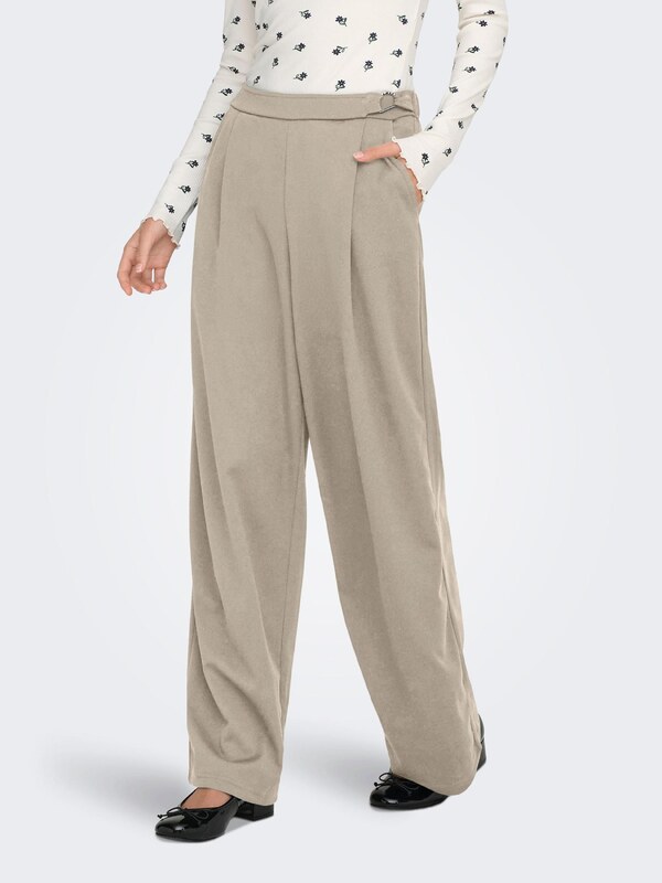 ONLY Klasiskas bikses 'ONLSania' pelēcīgs