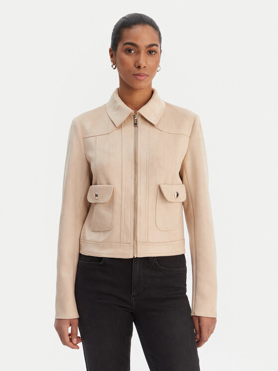 Ādas imitācijas jaka Morgan