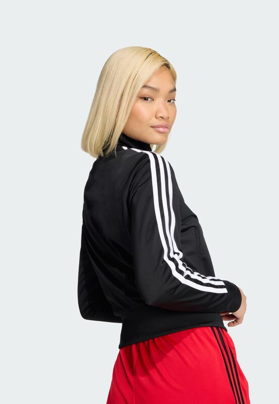 ADIDAS ORIGINALS Sportiska jaka 'Firebird Classic' melns / balts