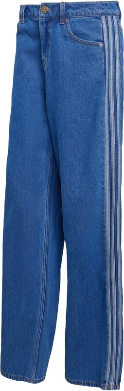 ADIDAS ORIGINALS Džinsi 'Firebird' zils džinss / gaiši pelēks